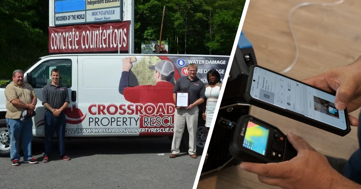 Crossroads Property Rescue deploys 91Ƭ Hydro to protect profitability on water jobs